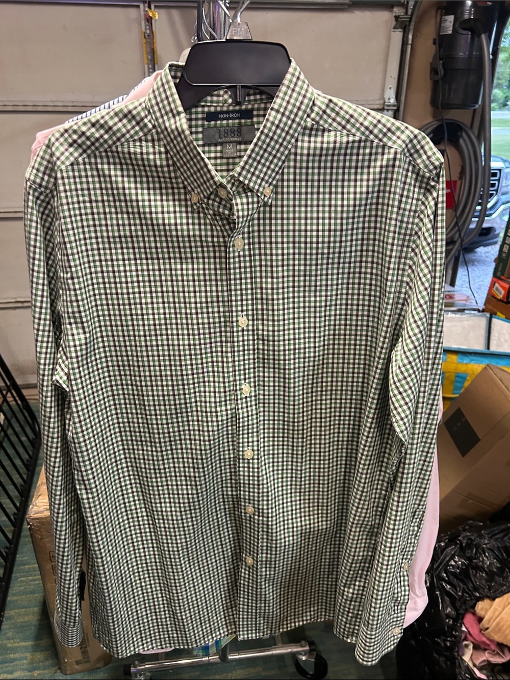 Saddlebred Green Plaid Button-Down Shirt